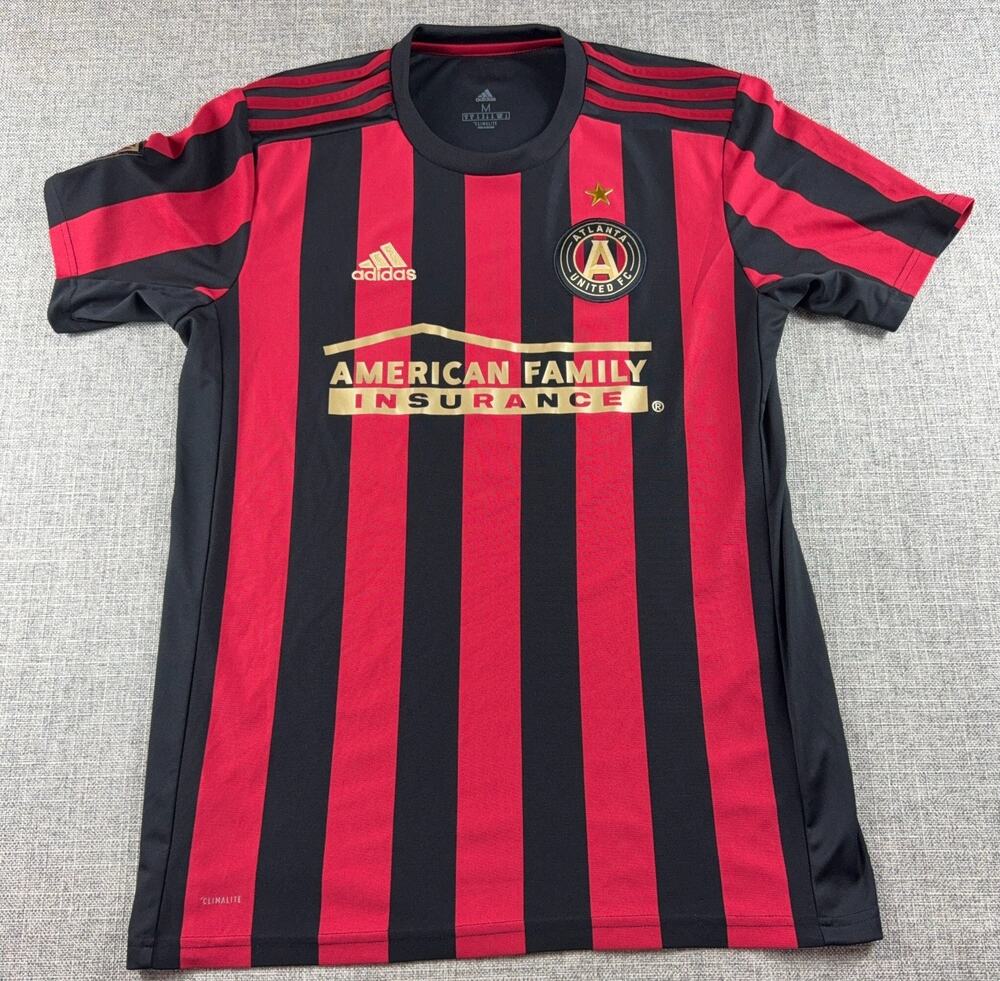 Atlanta United FC Adidas 2019 Home Jersey Men M MLS Soccer DP9033 Red Black
